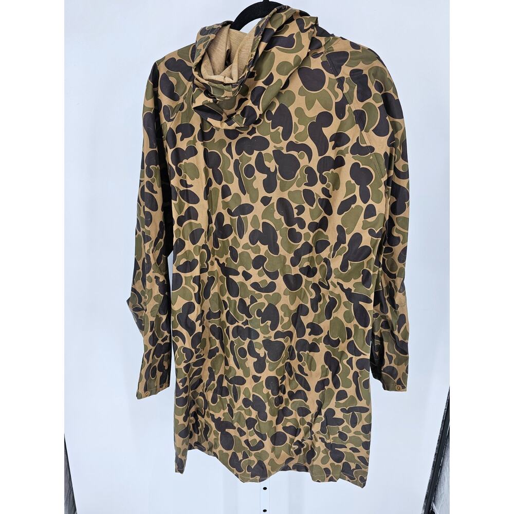 RainWear Jacket Mens Size XL Duck Camouflage Zip Up Hooded Waterproof - Picture 5 of 5
